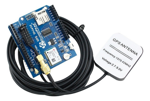 Gps Shield Para Arduino Uno R3 Chip Neo6mv2 + Antena + Lecto