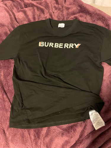 Playera Burberry Oversize Unisex Talla M Perfecta Condición