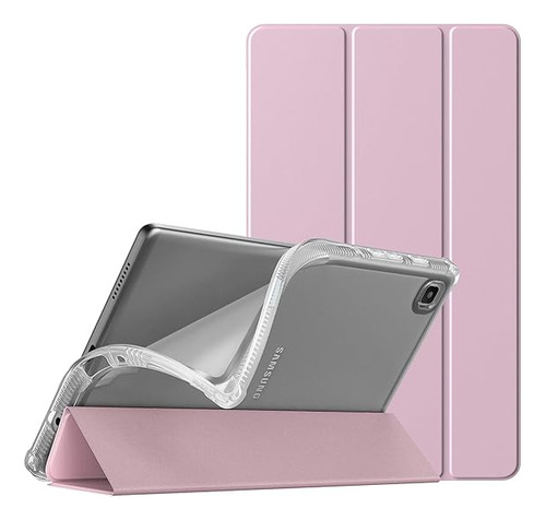 Funda Para Tablet Samsung A7 Translucido/rosa Claro
