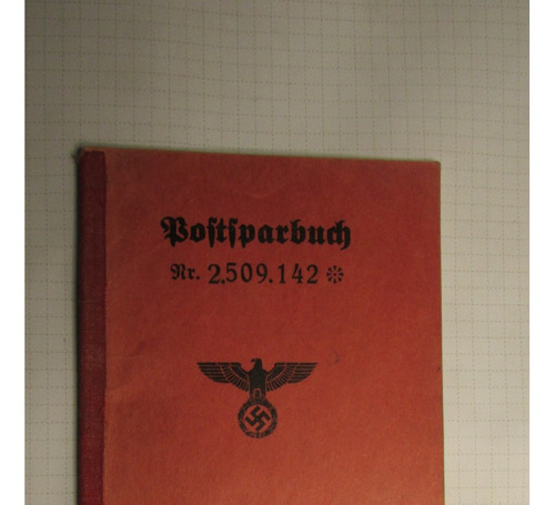 Alemania 1940 Época Nazi Libro De Ahorros I1 X8