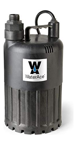 Bomba Sumergible Para Uso General Wa80up, 1-2 Hp, Negra