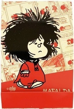 Memo Mafalda 8x12 Rojo