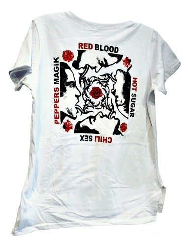 Remera Red Hot Chili Peppers Algodon Mujer Rock Brendy Store