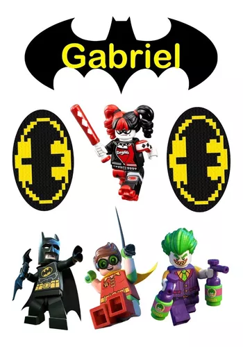 Topo de Bolo Lego Batman