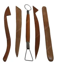 Comprar Estecas De Madera Para Cerámica, Masas, Porcelana Fría Etc