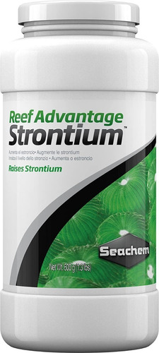 Imagen 1 de 2 de Seachem Reef Advantage Strontium 600gr Crecimiento Corales