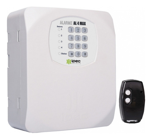 Alarme Al4 Com Discadora E Controle Proteção Casa Empresa