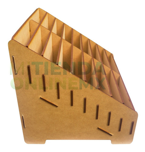 Imagen 4 de 5 de Caja Organizador Exhibidor Mdf 3mm Para 18 Teléfono Celular