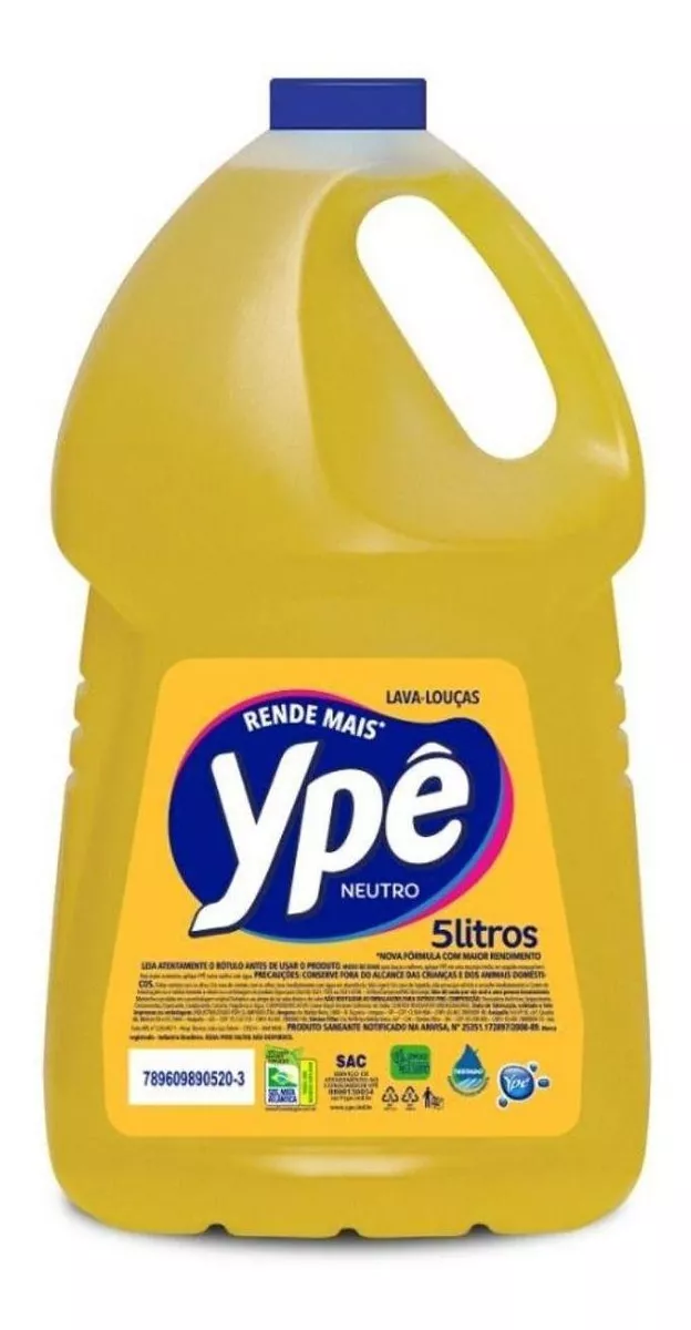 Segunda imagem para pesquisa de detergente ype 5 litros