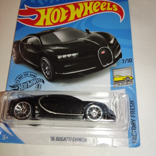 Hot Wheels Mattel  Bugatti Chiron Negro