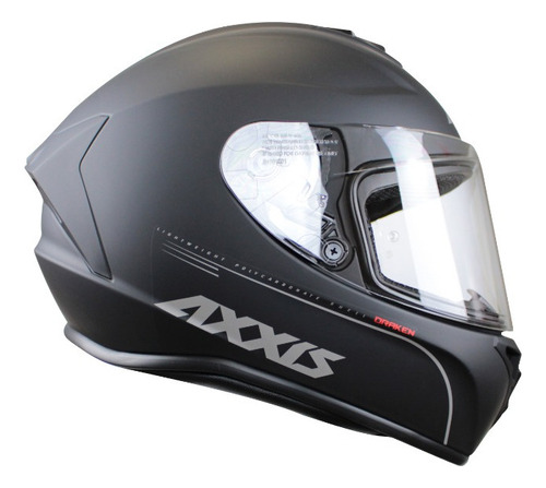 Casco Para Moto Axxis Draken V.2 A11 Solid Negro Mate