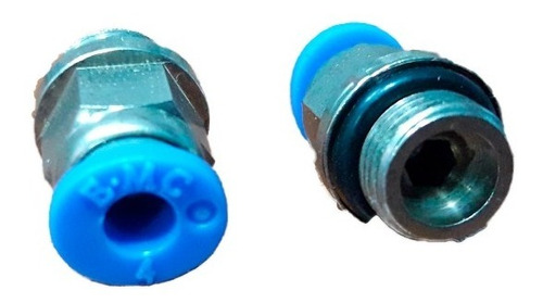 Pack Conector Recto Racor Mang. 4 X Rosca 1/8