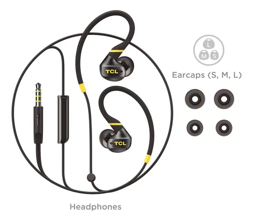Tcl Actv100 Auriculares Inear Con Aislamiento De Ruido Activ