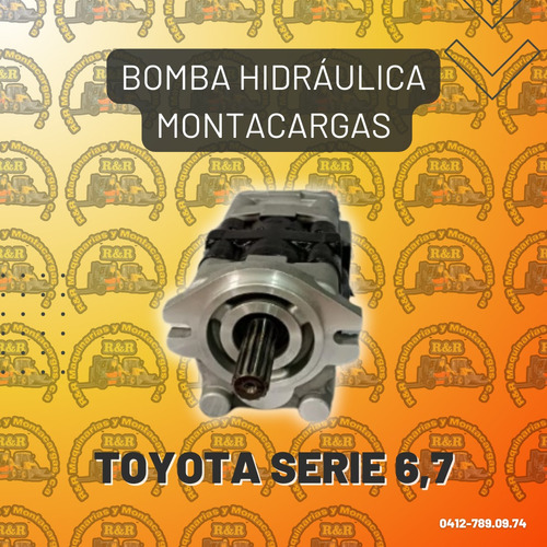 Bomba Hidráulica Montacargas Toyota Serie 6,7