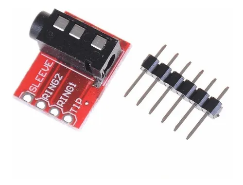 Modulo Plug Jack 3.5mm Mp3 Microfone Trrs Breakout Arduino