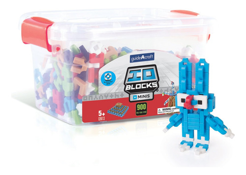 Guidecraft Io Blocks Minis - Juego De 900 Piezas, Juguete Ed