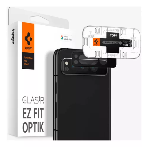 Protector de pantalla para lente de cámara Spigen [GlasTR EZ Fit Optik Pro]  diseñado para iPhone