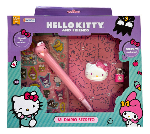 Diario Personal Hello Kitty Rosa 2025 - Tapimovil