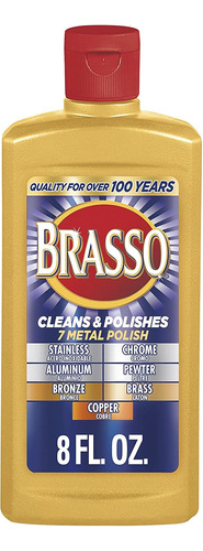 Brasso Crema Limpiadora Pulidora De Metales Multiuso 246ml