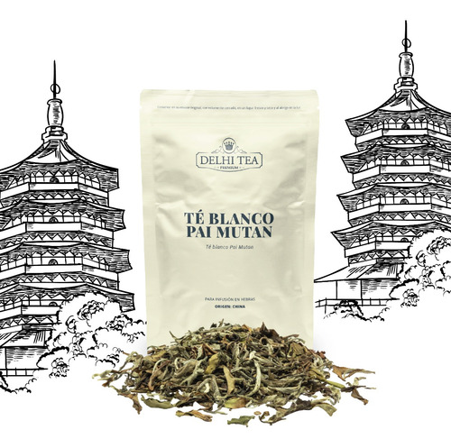 Imagen 3 de 3 de Te Hebras Delhi Tea Origen Te Blanco Pai Mutan X 40g Doypack