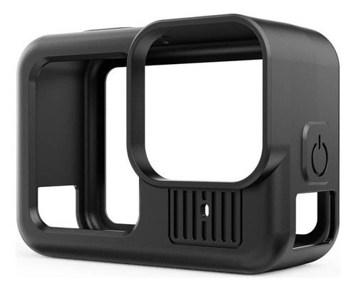 Capa Silicone Gopro Hero 13 Black E Tampa Lente Cor: Preto