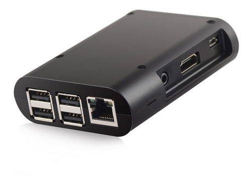 10 X Case Black Abs Para Raspberry Pi 2 E Pi 3 Pi3 ( Nfe )