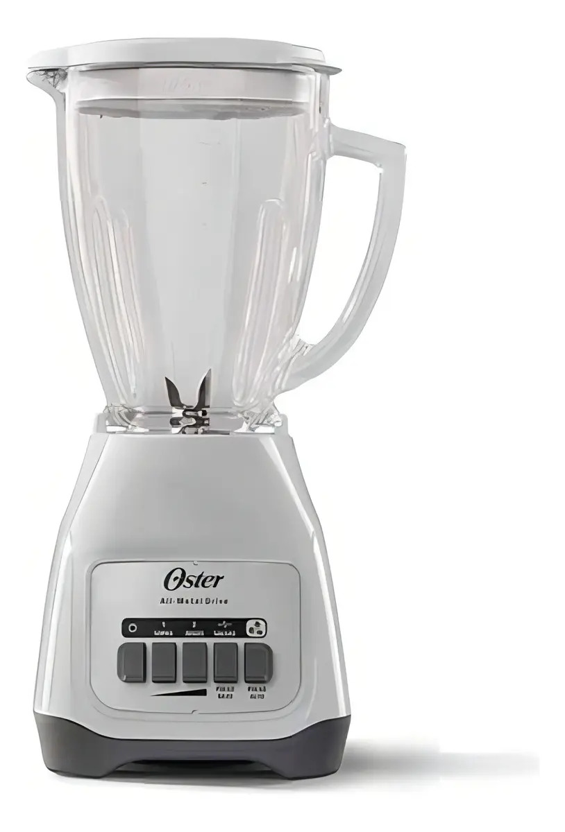 Licuadora Vaso De Cristal Oster Blanca Blstkag-wpb-013 Alb Color Blanco