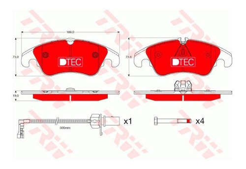 Pastilhas De Freio Diant. Audi A5 3.2 Coupe 2007-2013 B8