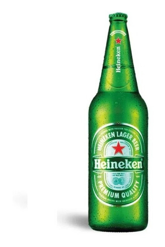 Cerveza Heineken Botella 1 Litro Descartable Pack X 6