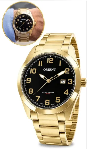 Relógio Orient Masculino Dourado