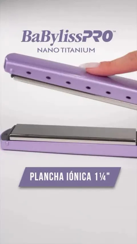 Planchita de pelo BaBylissPRO Nano Titanium BNT4091 BABNT4091 celeste - imagen 2