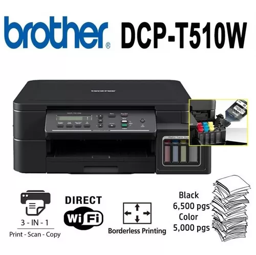 Impresora Multifuncional Brother DCPT510W