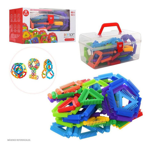 Bloques Magico Diy Soft Pieces 40pzs. Juego Educativo Niños