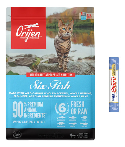 Orijen Cat Six Fish 5.4kg Ms