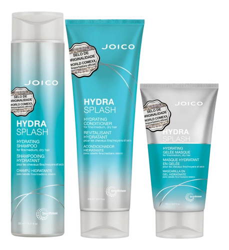 Kit Joico Hydra Splash Trio Sh 300ml, Cond 250ml Mask 150ml