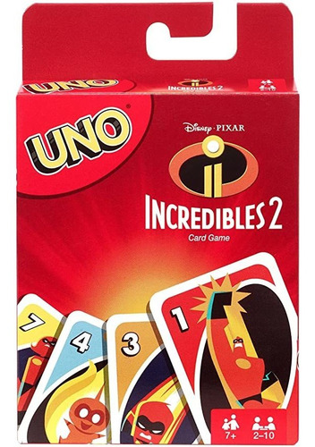 Uno: Incredibles 2 - Juego De Cartas