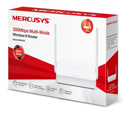 Router Mercusys Mw302r V1 Blanco 220v - Aj Hogar