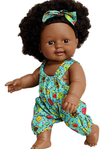 Muñeca Africana Americana Play Dolls Can Speak Green [u]