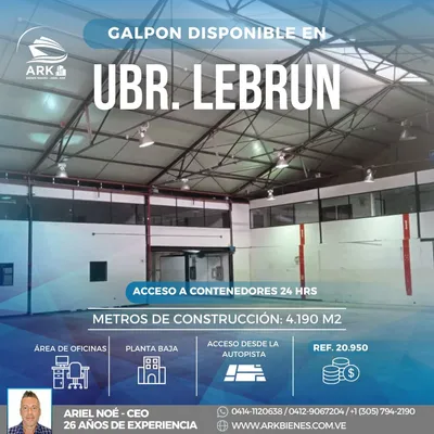 Galpón en alquiler