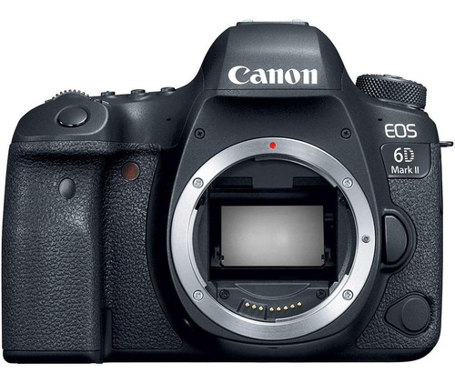 Imagen 1 de 3 de  Canon EOS 6D Mark II DSLR color  negro 