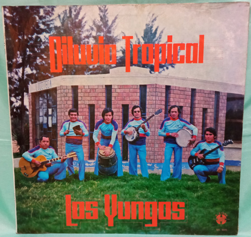 O Los Yungas Lp Diluvio Tropical 1982 Peru Ricewithduck