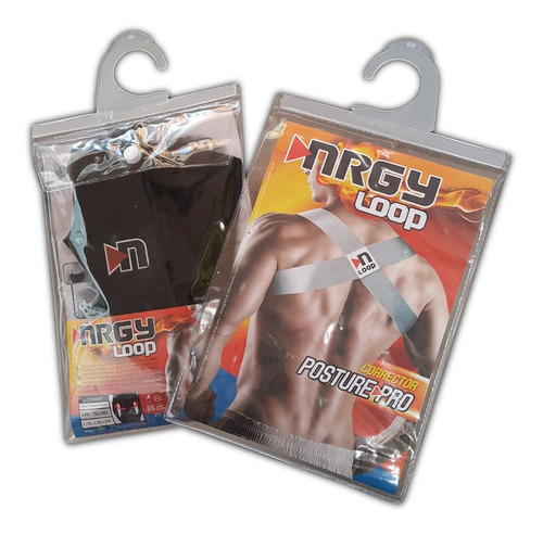 Imagen 5 de 7 de Corrector Postura Unisex Profesional Talla S- M Negro Nrgy