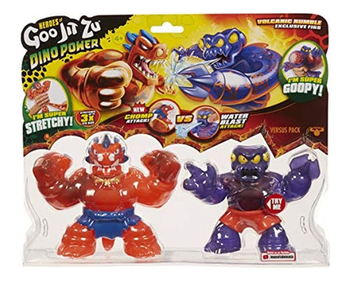 Heroes De Goo Jit Zu Dino Power Versus Pack - 2 Figuras De A