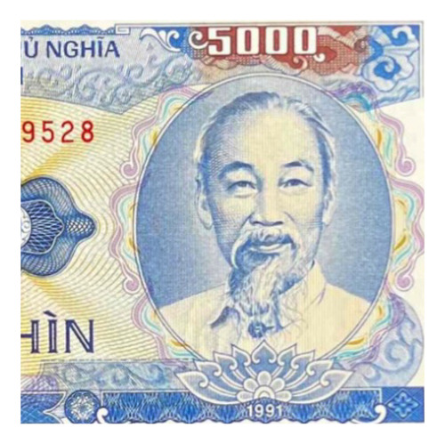 Vietnam - 5000 Dong - Año 1991 - P #108 - Asia