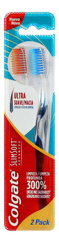 Cepillo Dental Colgate Slim Soft Advanced X 2und