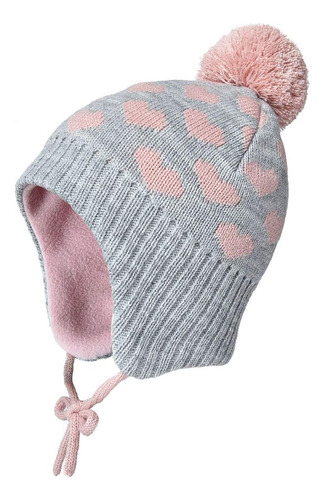 Somaler Gorro Punto Invierno Niños Y Niñas Con Orejeras, Con