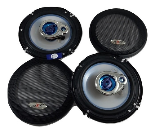 Bocinas Automotriz 6.5 Pulgadas 420 Watts 3 Vias Dxr 065-700 Color Blanco
