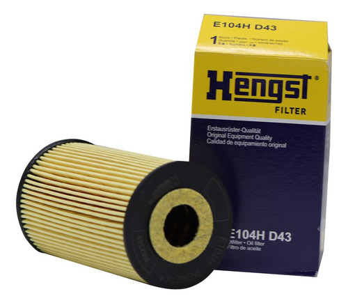 Filtro De Óleo Hengst E104h D43 Bmw 318i (95..98) - Cód.9944