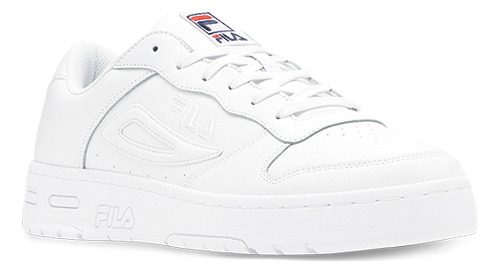 Sneakers Escolar 65817pr Piel Molde Regular Fila Cordones