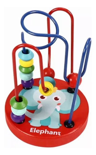 Juego Laberinto Didáctico Madera Infantil Bebe Niños Colores